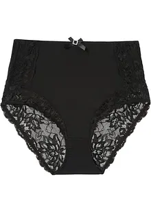Slip taille haute avec dentelle, bonprix