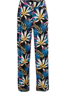 Pantalon palazzo en jersey doux, bonprix