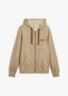 Sweat zippé à capuche, bonprix