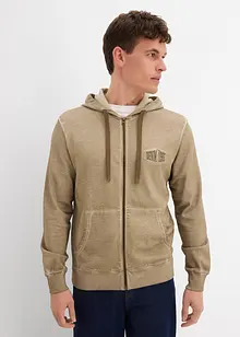Sweat zippé à capuche, bonprix