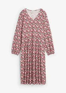 Robe en jersey de coton, longueur midi, bonprix