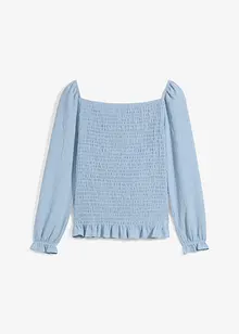 T-shirt manches longues smocké, bonprix
