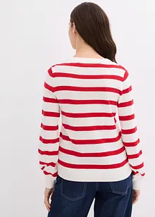 Pull à manches ballon légères, manches longues, bonprix