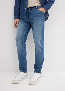 Jean extensible décontracté, en denim lourd, Tapered, bonprix