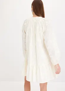 Robe avec fleurs appliquées, bonprix