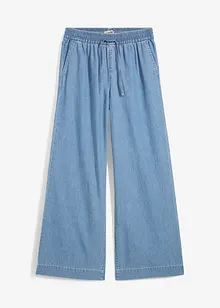 Jean Wide Leg, taille normale et élastiquée, bonprix