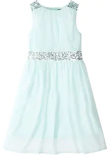 Robe en crêpe avec ceinture ornée de sequins, bonprix