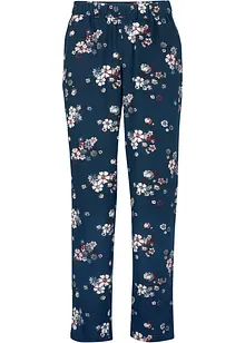 Pantalon à enfiler en viscose avec taille confortable et large au niveau des cuisses, bonprix