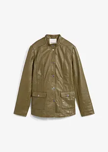 Veste en cuir nappa d’agneau, bonprix