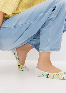 Lot de 8 paires de protège-pieds à bandes de silicone avec coton, bonprix