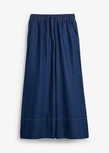 Jean large, taille mi-haute et élastiquée, bonprix