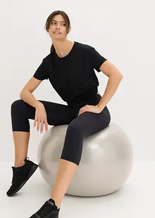 Legging 3/4 de sport ultra-léger à ceinture élastiquée, bonprix