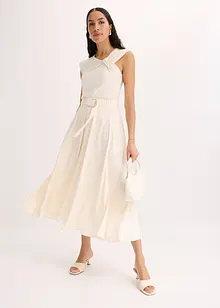 T-shirt en coton extensible avec détail twisté, bonprix