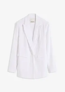 Blazer décontracté en lin avec un large revers, bonprix