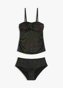 Tankini (ens. 2 pces) à fil brillant, bonprix