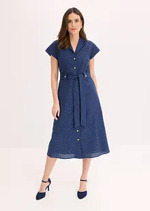 Robe-chemise en broderie anglaise, bonprix