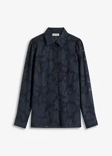 Blouse en crêpe jacquard, bonprix