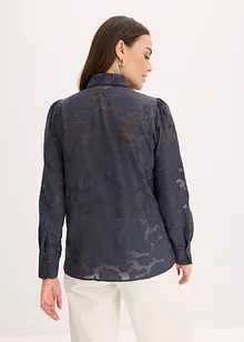 Blouse en crêpe jacquard, bonprix