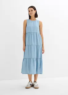 Robe midi en Lyocell lisse, bonprix