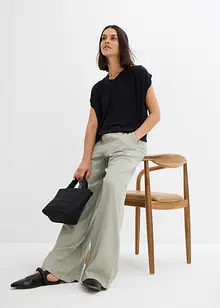 T-shirt fluide en viscose mélangée, bonprix