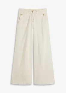 Pantalon large en matière extensible, bonprix