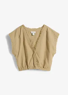 Top blouse raccourci, bonprix