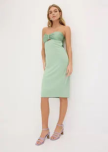 Robe bustier en satin brillant, bonprix