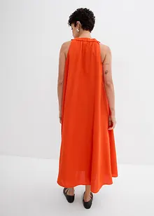 Robe midi évasée en viscose mélangée, bonprix