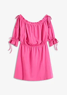 Robe en jersey à col Bardot, bonprix