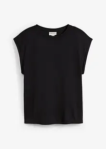 Top à épaulettes en viscose mélangée, bonprix