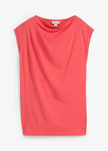 T-shirt col bénitier contenant de la viscose, bonprix