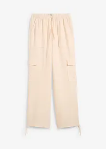 Pantalon fluide à poches cargo, bonprix
