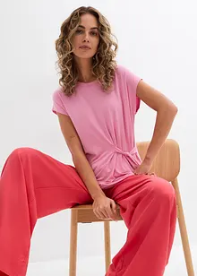 Pantalon à pinces en Lyocell fluide, bonprix