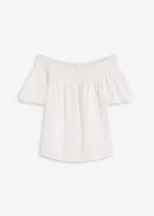 Blouse encolure Bardot, bonprix