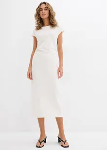 Robe midi en douce viscose mélangée, bonprix