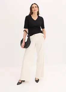 Pantalon large en matière extensible, bonprix