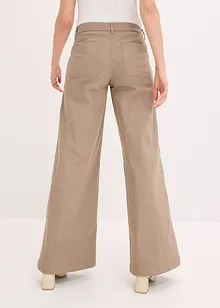 Pantalon large en matière extensible, bonprix