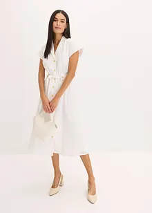 Robe-chemise en broderie anglaise, bonprix
