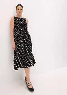 Robe midi avec lien à nouer, bonprix