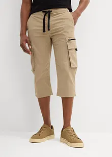Pantalon jogger 3/4 avec poches cargo, Regular, bonprix