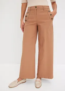 Pantalon à pont en twill, bonprix