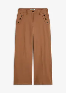 Pantalon à pont en twill, bonprix