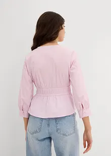 Blouse froncée avec des coutures élastiques, bonprix