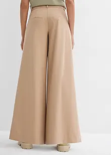 Pantalon à pinces taille haute en viscose mélangée, bonprix