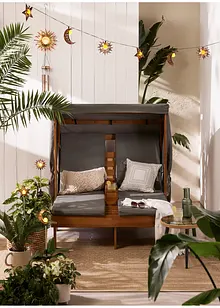 Lot de 3 piquets de jardin solaire Soleil, Lune, Étoile, bonprix