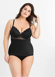 Caraco soutien-gorge en matière microfibre lisse, bonprix