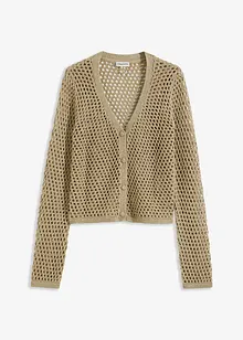 Gilet en maille ajourée, bonprix
