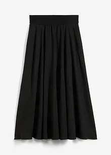 Jupe midi, taille élastiquée, bonprix