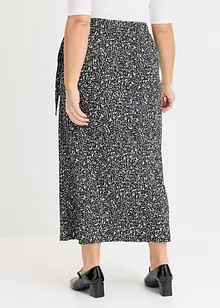 Jupe en jersey crêpe texturé, bonprix