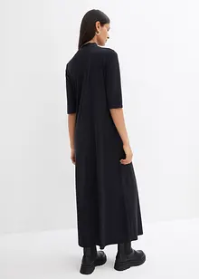 Robe longue en matière douce, bonprix